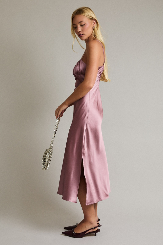 Love Finds You Midi Dress - Mauve
