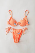 Jessabelle Bikini - Orange Checker