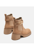 Steve Madden Gates Booties- Taupe Suede