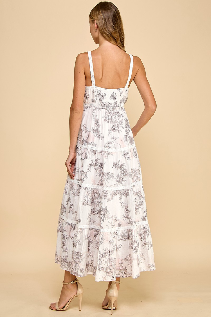 Rebel Without Maxi Dress - Blush