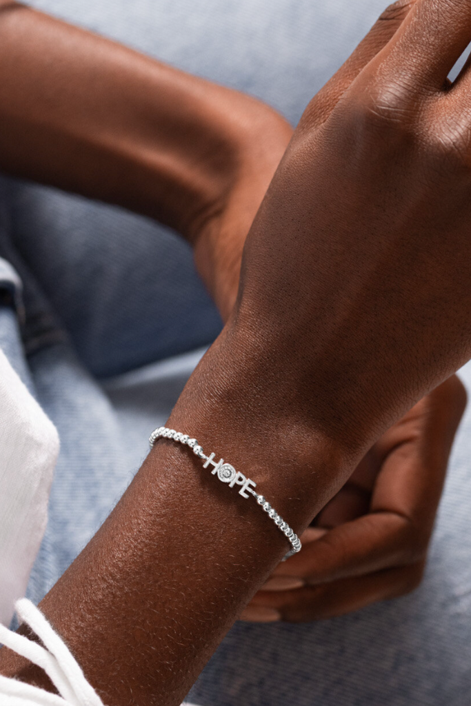A Little 'Hope' Bracelet- Silver
