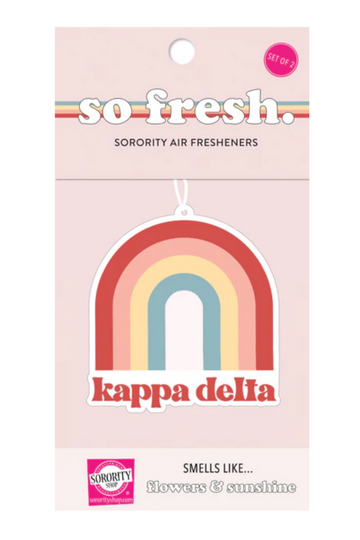Rainbow Air Freshener - Kappa Delta