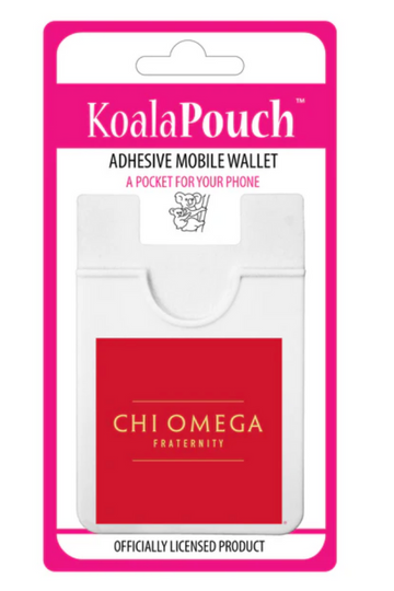 Sorority Logo Koala Pouch - Chi Omega