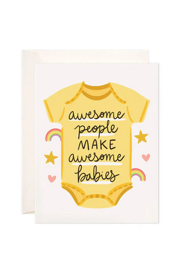Awesome Babies Greeting Card
