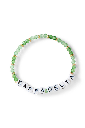 Sorority Beaded Bracelet - Kappa Delta