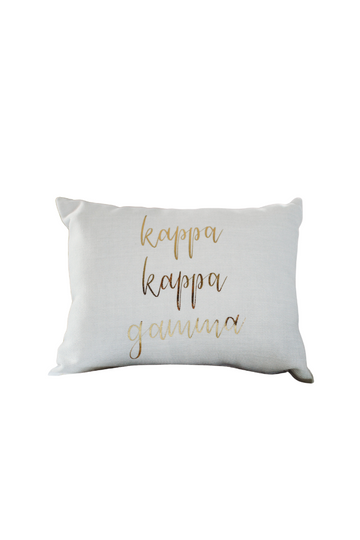 Sorority Throw Pillow - KKG