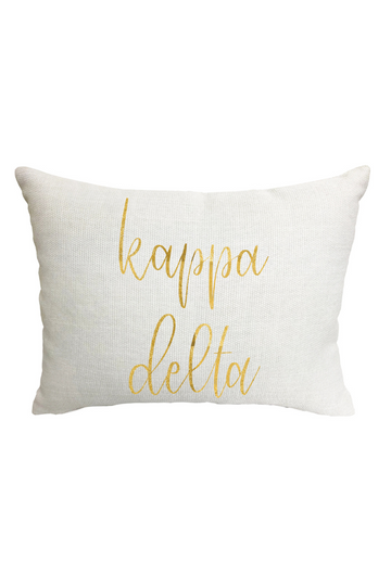 Sorority Throw Pillow - Kappa Delta