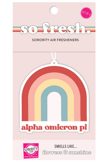 Rainbow Air Freshener - AOII