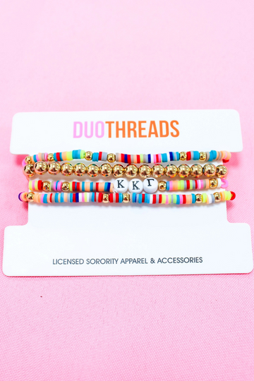 Sorority Miley Bracelet Stack - KKG