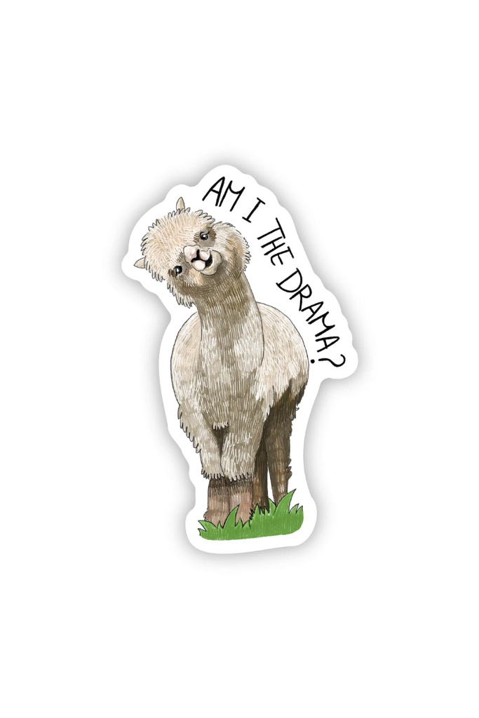 Drama Llama Sticker