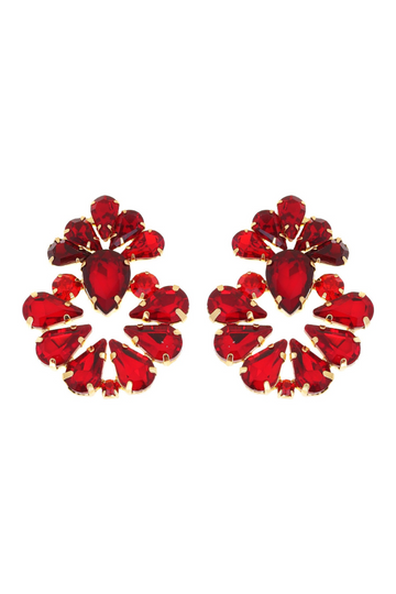 Save The Date Earrings- Red