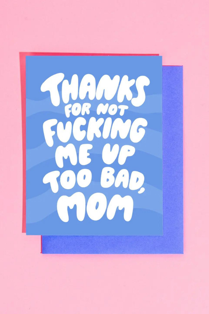 Thanks Mom Greeting Card