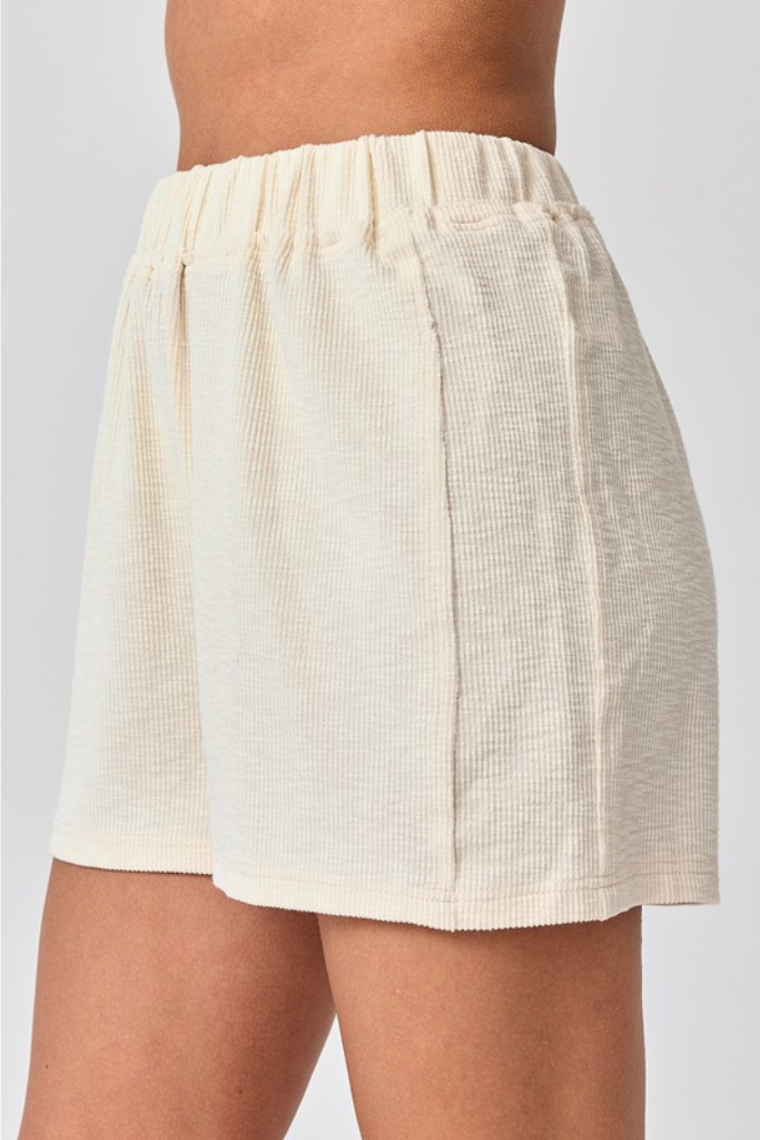 Amaya Shorts- Cream