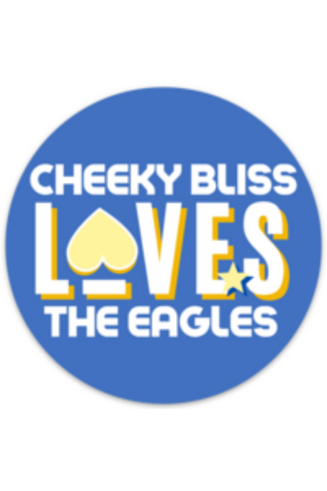 Cheeky Bliss Loves The Eagles Sticker