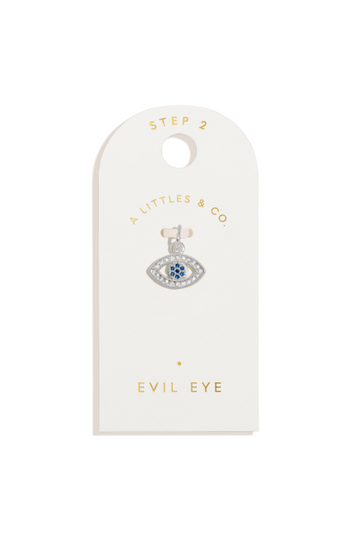 A Little Small 'Evil Eye' Charm - Silver
