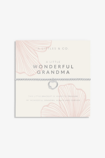 A Little "Wonderful Grandma" Bracelet - Silver