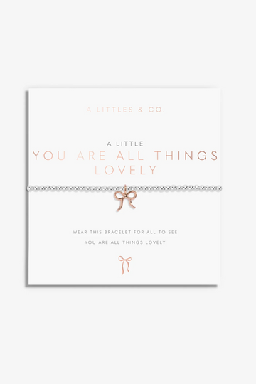 A Little "All Things Lovely" Bracelet - Rose Gold