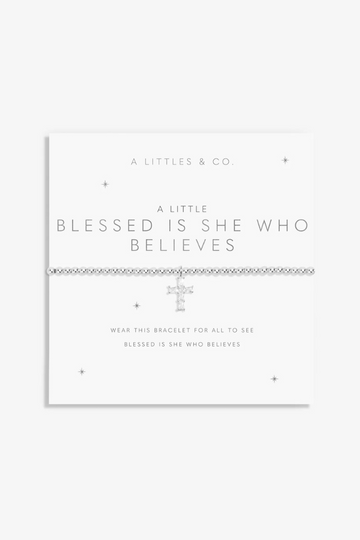 A Little 'Who She Believes" Bracelet - Silver