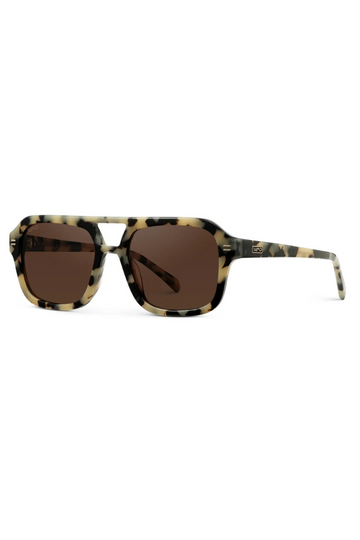 WMP Sydney Sunglasses - Beige Tort/ Brown