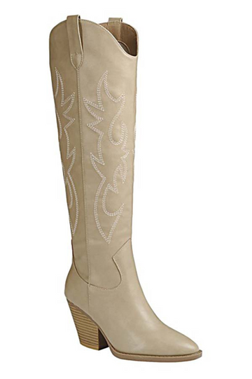 Sky High Cowgirl Boot - Taupe