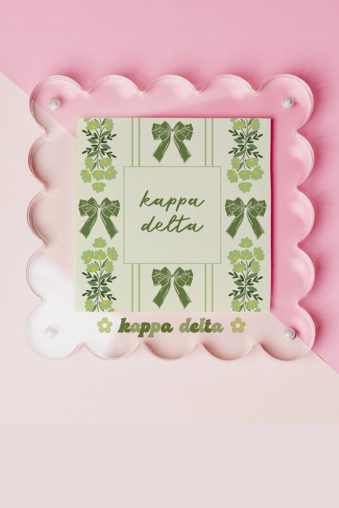 Acrylic Picture Frame - Kappa Delta