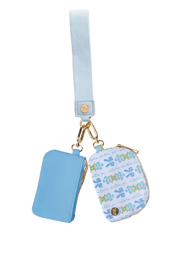 Dynamic Duo Wristlet - Alpha Delta Pi