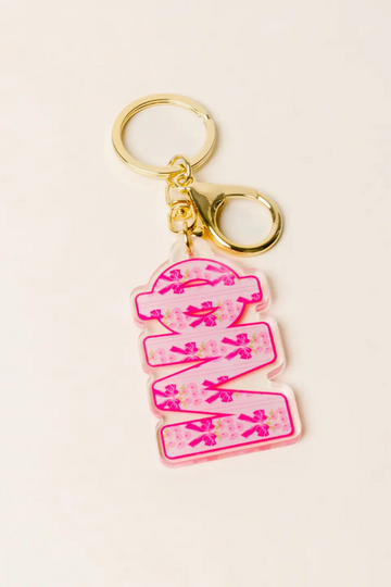 So Fancy Acrylic Letter Keychain - Phi Mu