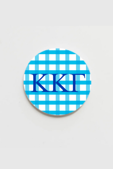 KKG 3inch Button - Gingham