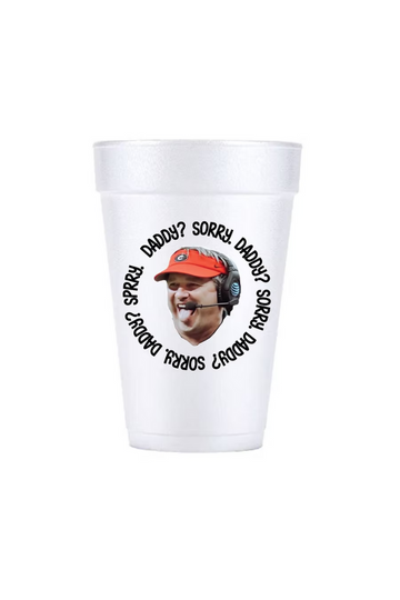 Daddy Kirby UGA Styrofoam Cup Sleeve