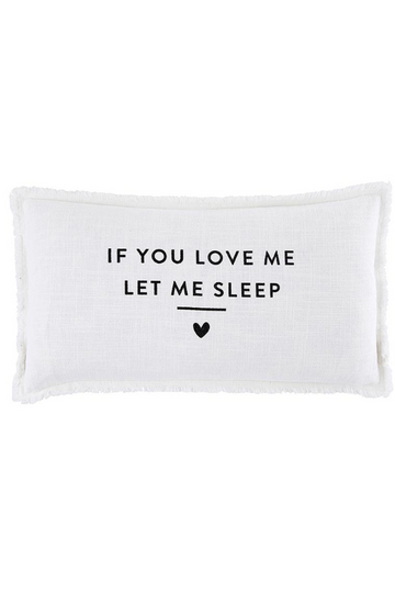 Lumbar Pillowcase - Let Me Sleep