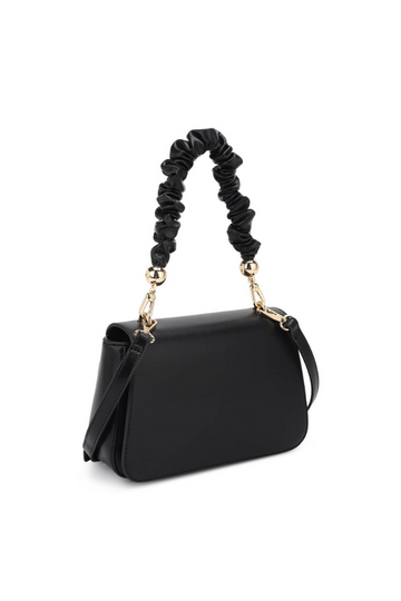 Ava Smooth Leather Purse - Black
