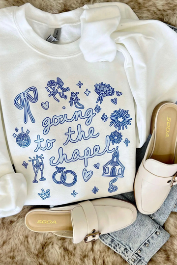 Going To The Chapel Sweatshirt - White
