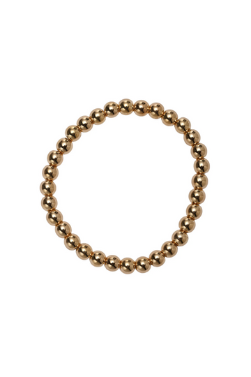 Medium Beaded Bracelet - Gold