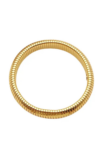 Large Stretchy Bangle - Gold
