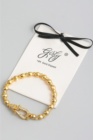 Eloise Beaded Bracelet - Gold
