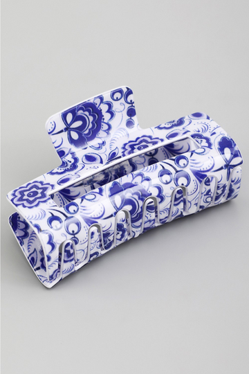 Gisabell Rectangle Hair Clip - Blue