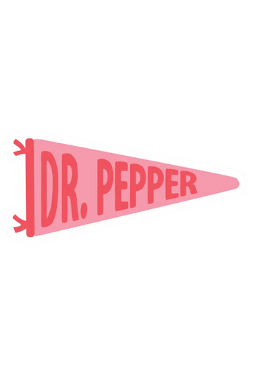 Dr Pepper Banner Sticker
