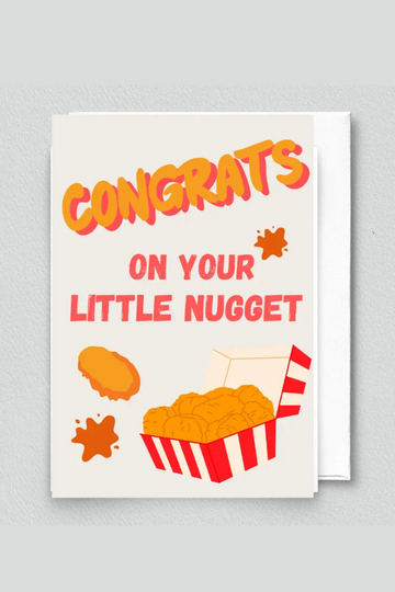 Congrats On Little Nugget Card