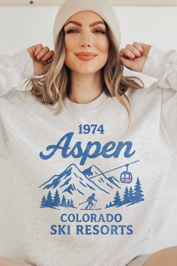 Mountain Air Graphic Sweatshirt - Ash Grey