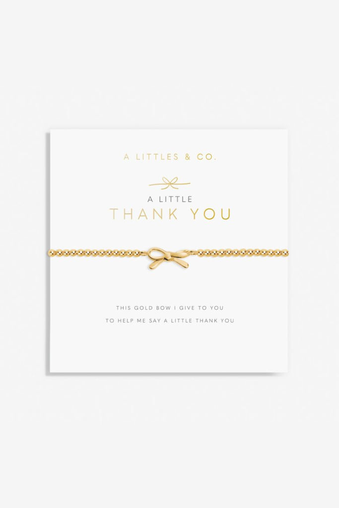 A Little 'Thank You' Bracelet- Gold
