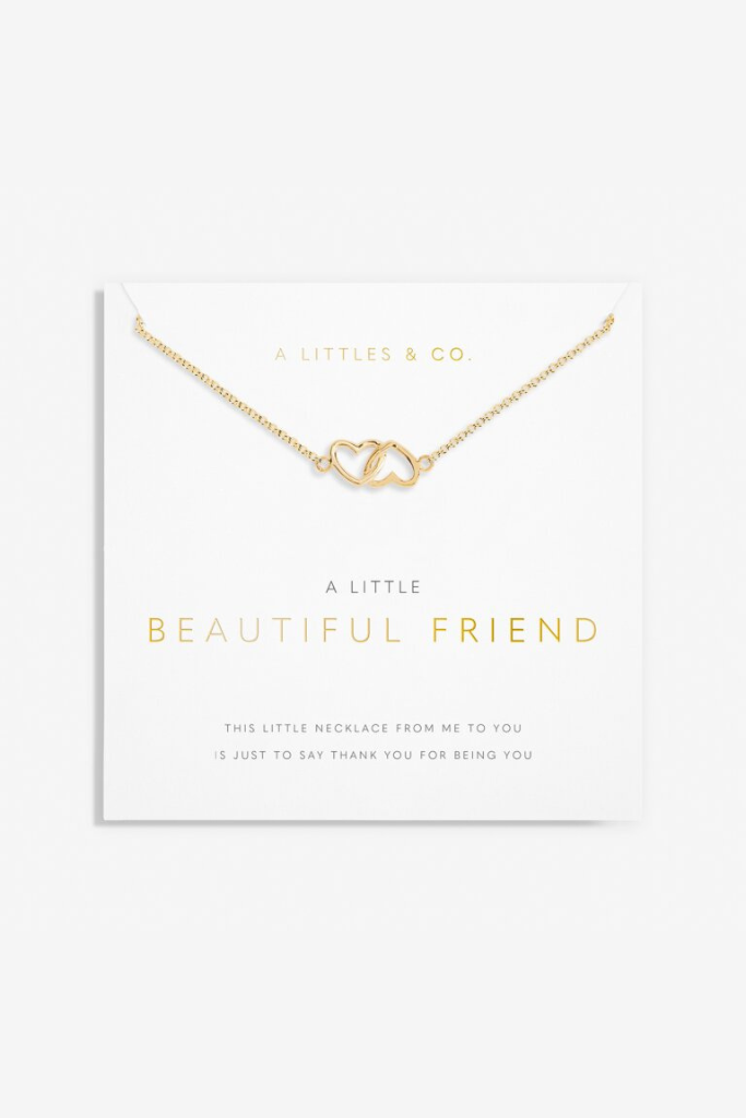 A Little 'Beautiful Friend' Necklace- Gold