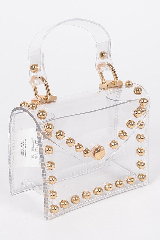 Meant To Appeal Clear Purse - Gold