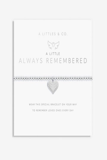 A Little 'Always Remembered' Bracelet- Silver