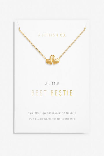 A Little 'Best Bestie' Necklace- Gold