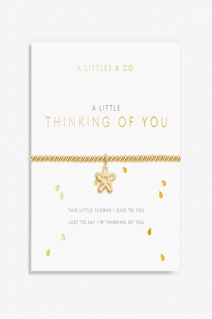 A Little 'Thinking Of You' Bracelet- Gold