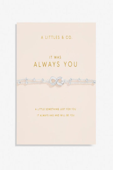 Forever Yours 'It Was Always You' Bracelet- Silver