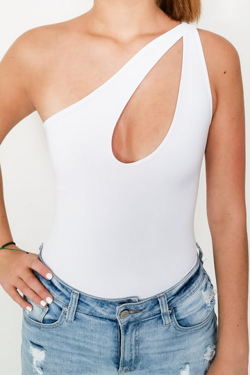 Pay Up Bodysuit- White