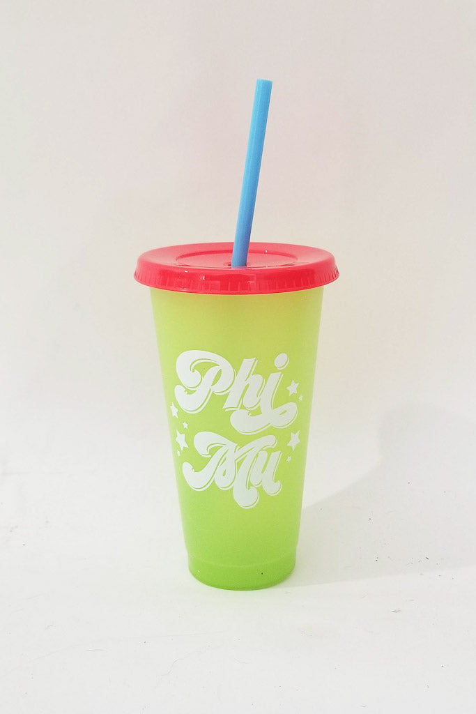 Color Changing Sorority Cup - Phi Mu