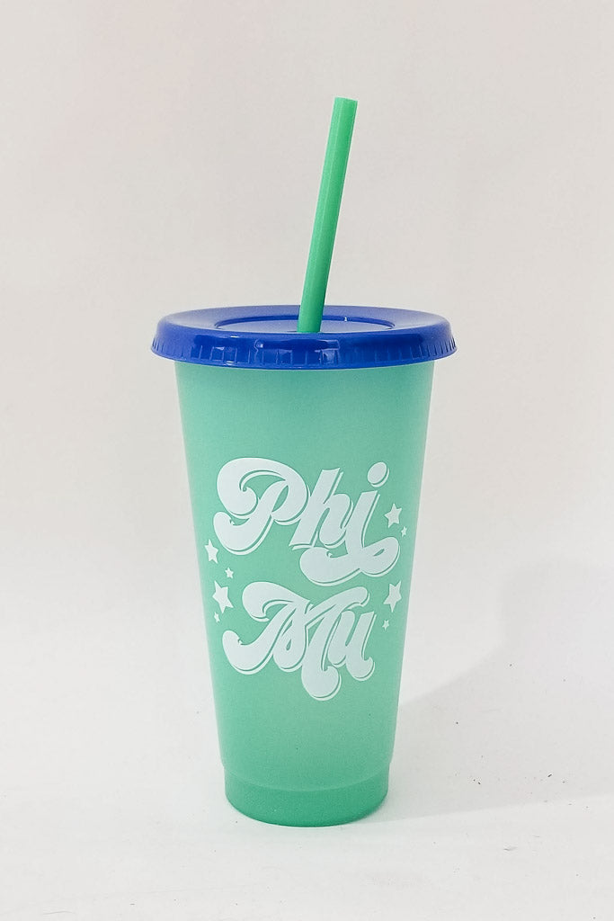 Color Changing Sorority Cup - Phi Mu