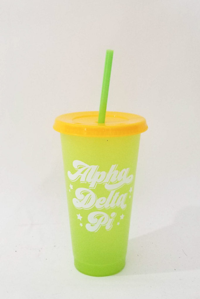 Color Changing Sorority Cup - Alpha Delta Pi